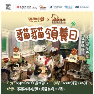 貓貓爪家 x HKAAC「領養日」